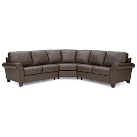 Transitional 2-Piece Sectional